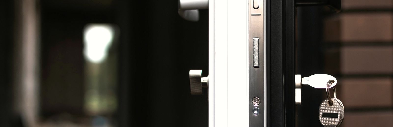 Keys in the lock of a front door